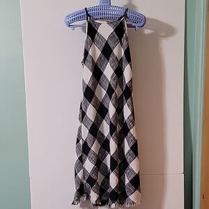 PHILOSOPHY Black and White  Sundress with Spaghetti Straps, Size 4